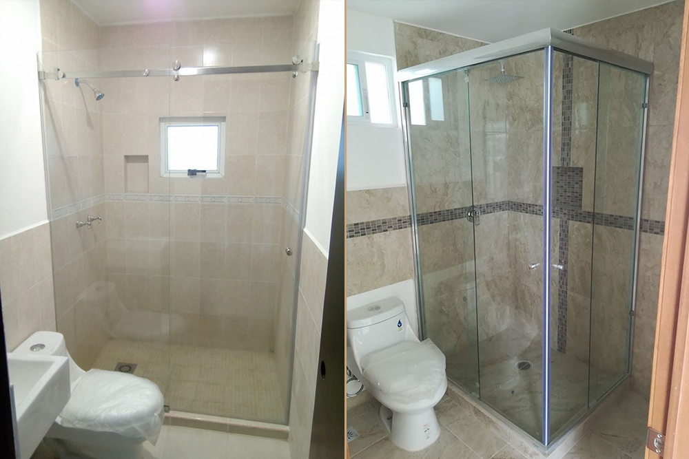 Diseño e Instalación de Canceles para Baños en Puebla México Tlaxcala