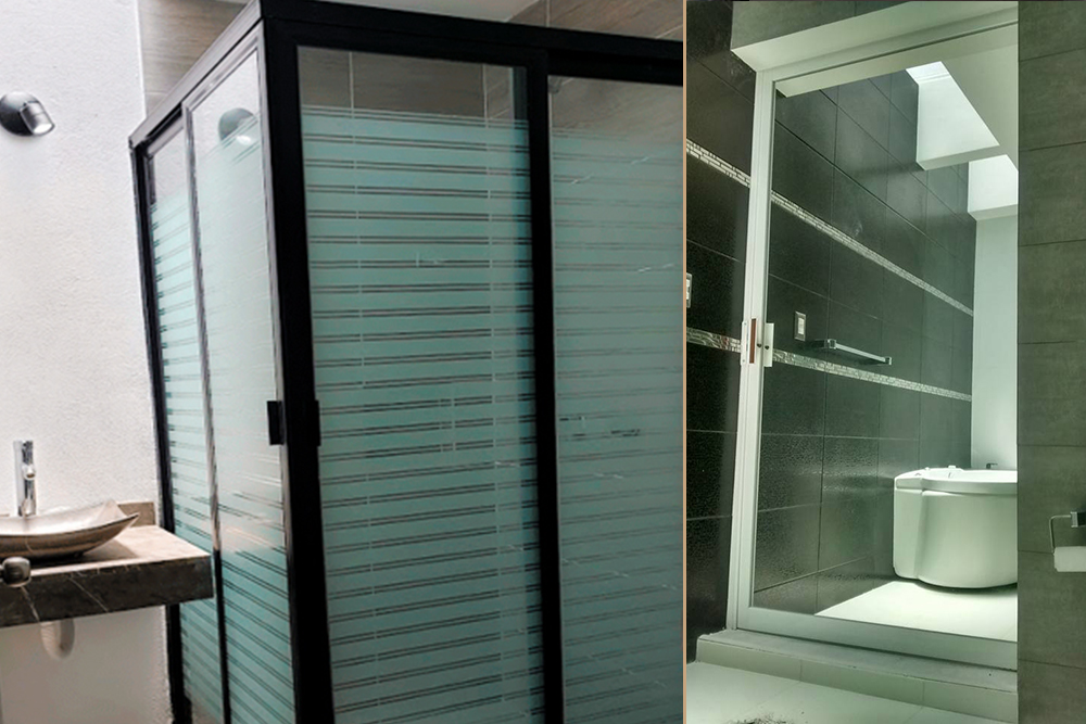 Diseño e Instalación de Canceles para Baños en Puebla México Tlaxcala